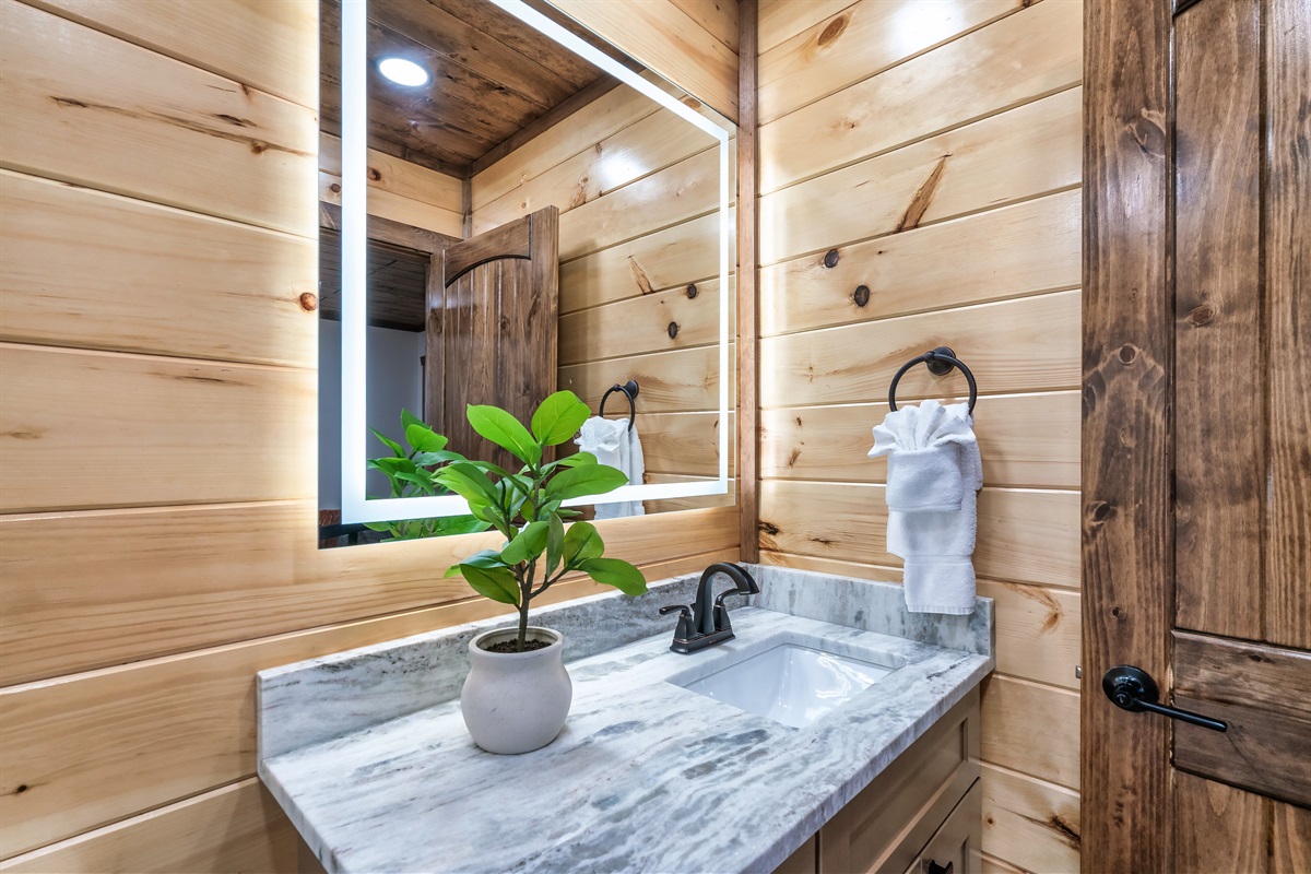 Fresh and comfortable bathroom space.