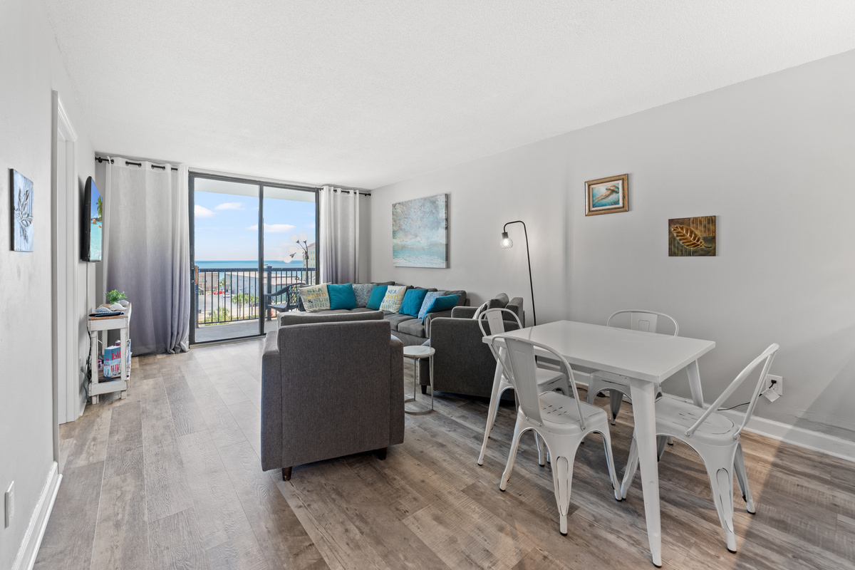 Open concept with a beautiful view