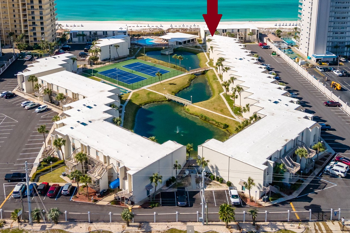 gated, low density complex. park right outside unit and no elevators