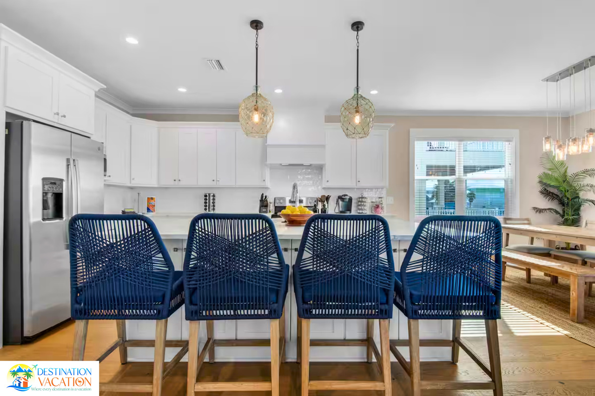 Comfortable seating invites long meals and conversations.