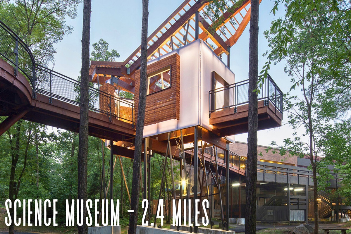 Mid-America Science Museum (2.4 miles): A fun and interactive stop for families with kids of all ages.