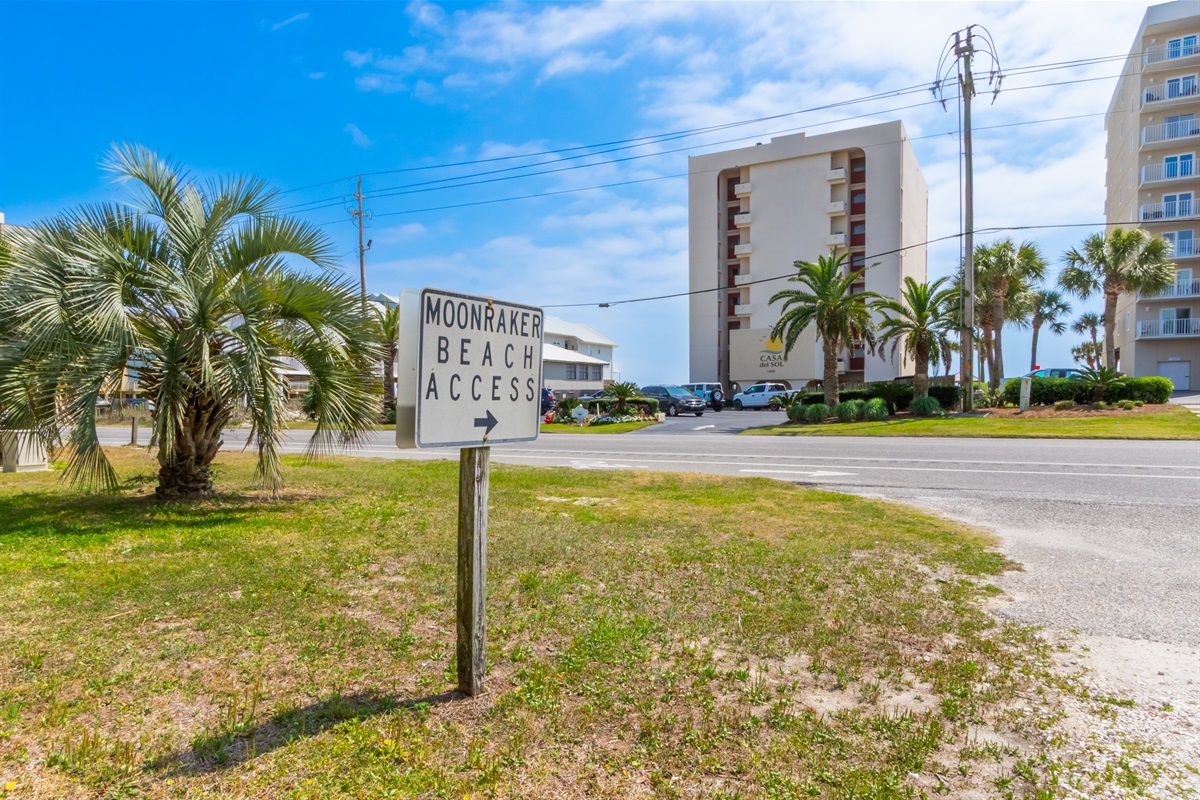 Beach Access just across the street!
