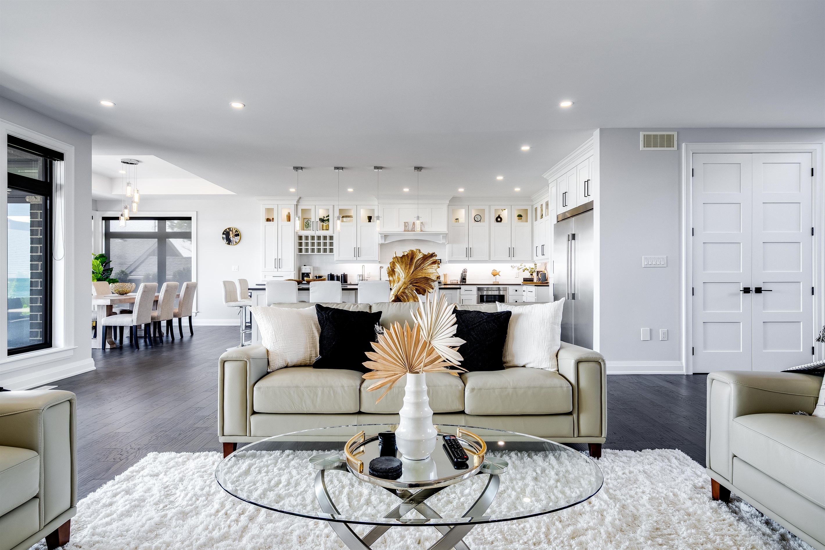 Airy living room a relaxing retreat