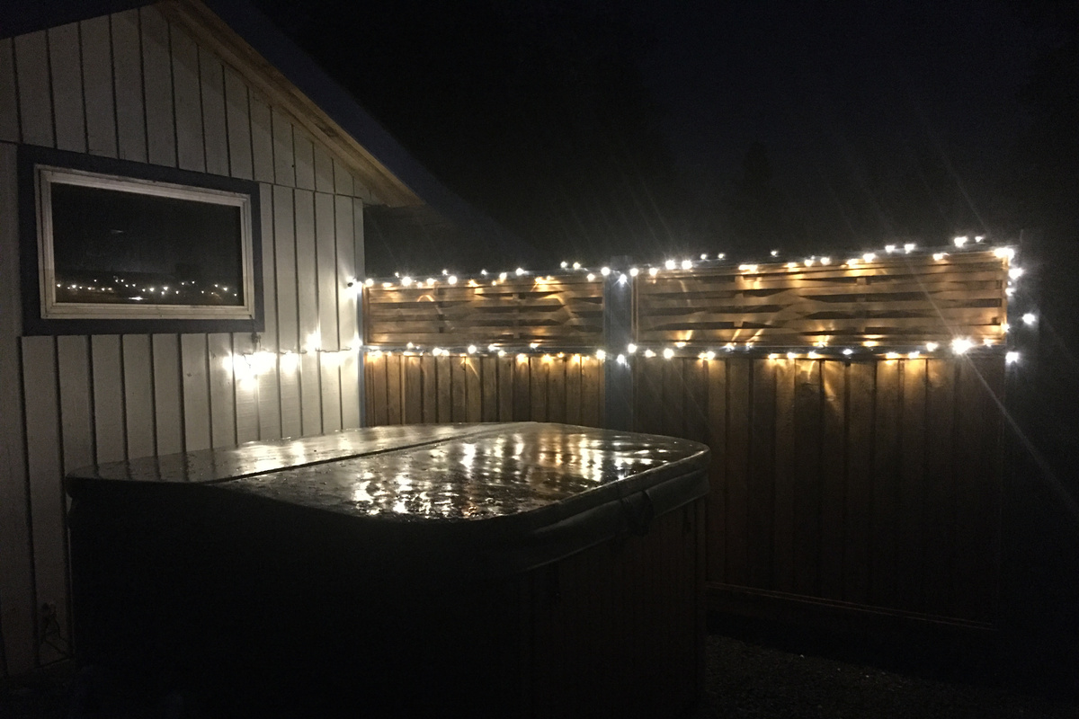 Night-lights at the Hot Tub