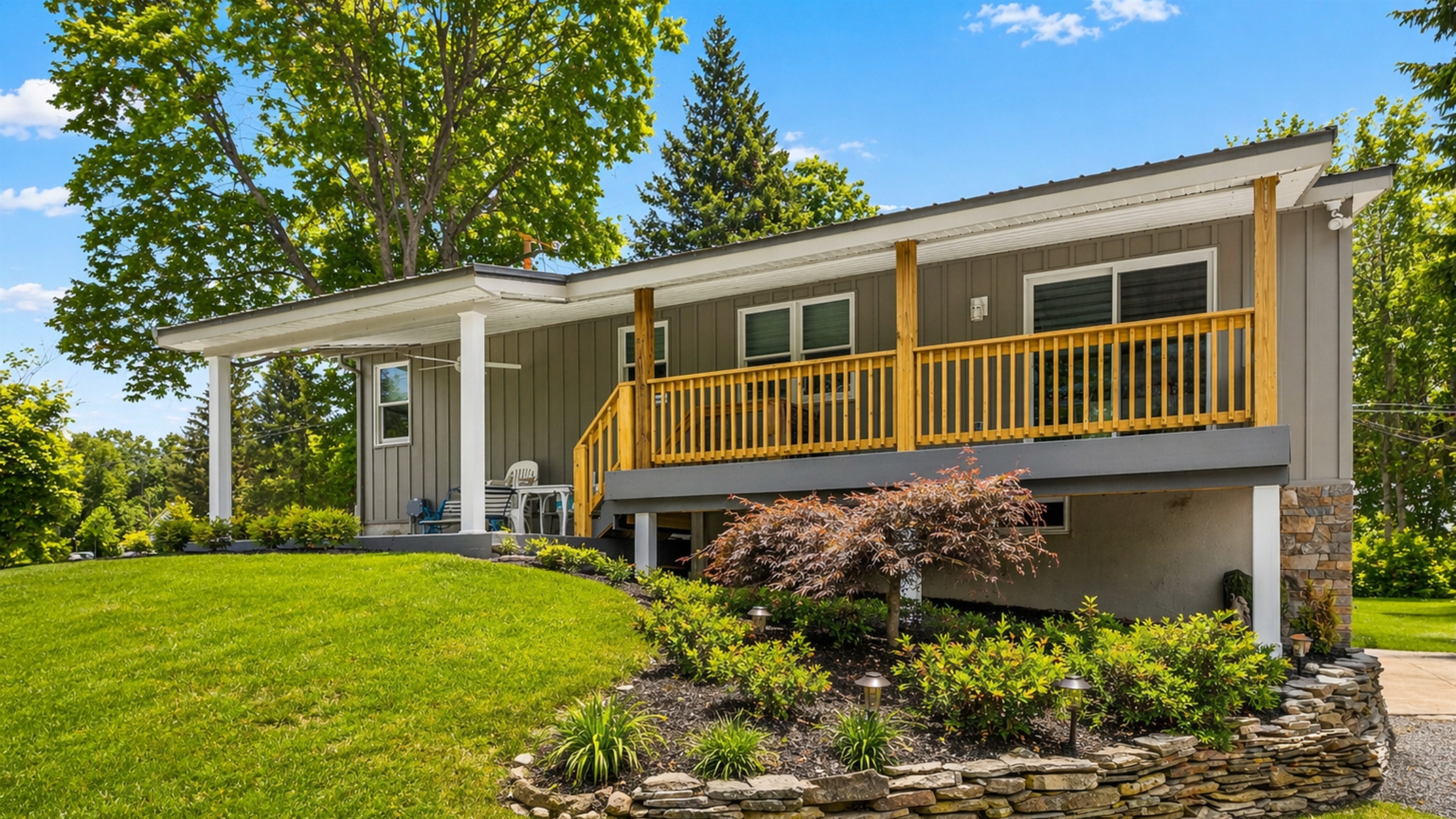 View of the back of the property