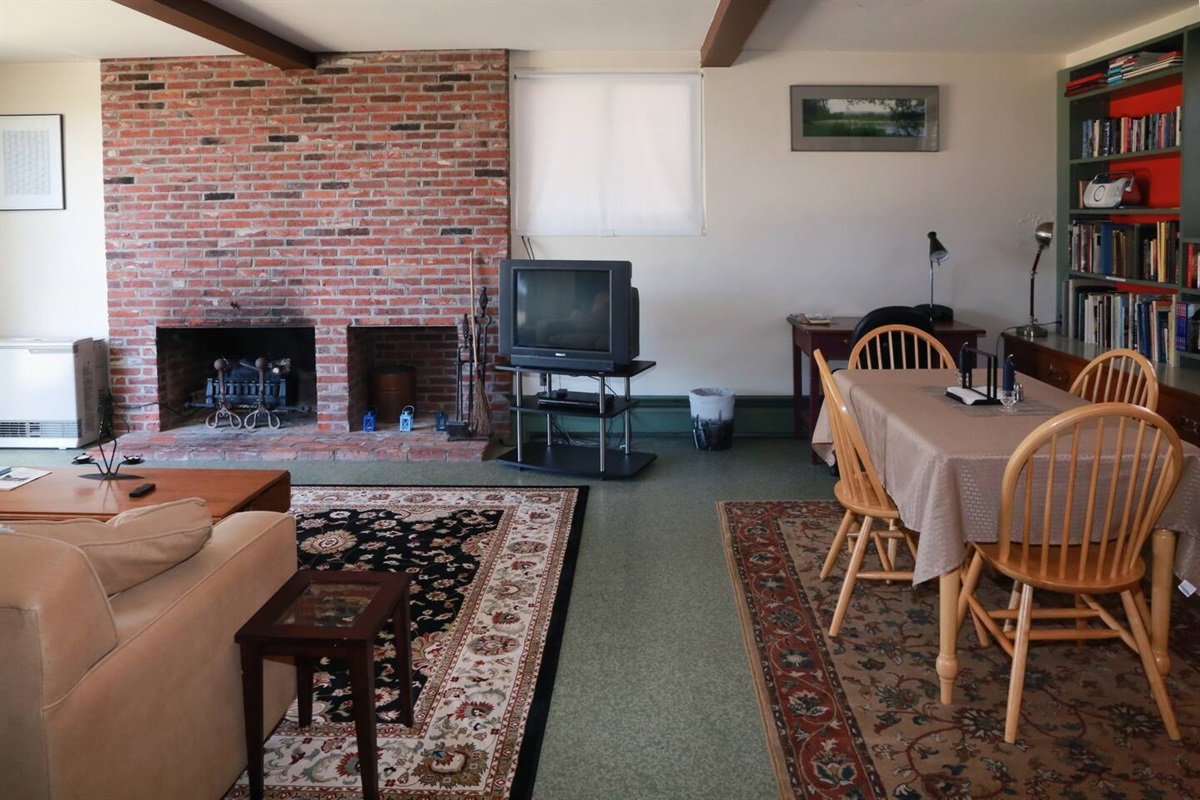 Dining / Living Area
with fireplace