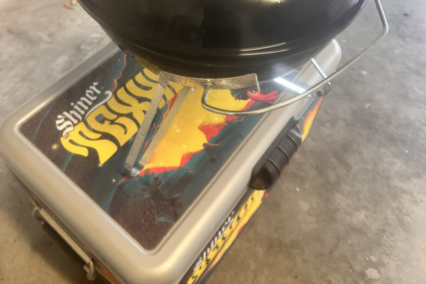 Travel Cooler, Charcoal Grill