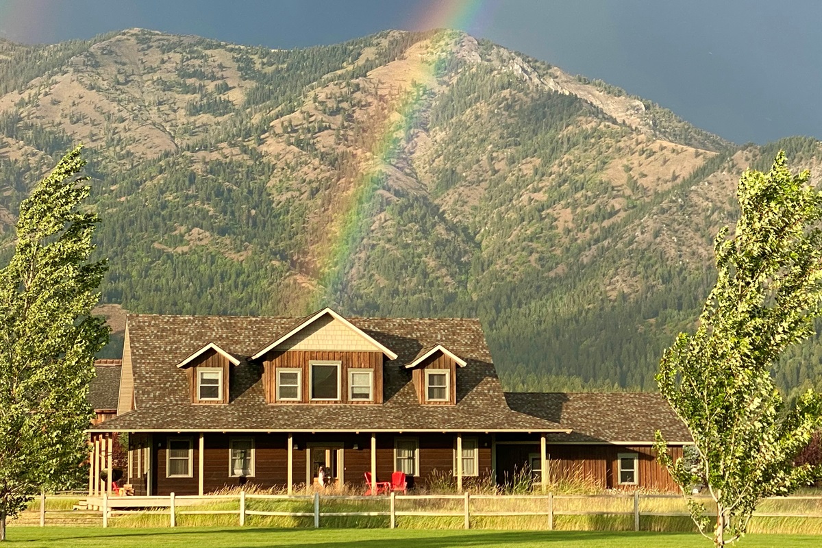 There's something fun and refreshing about a storm rolling through. As the storm clears, step outside, and appreciate the magic — the kind of Wyoming moment you cannot plan, only receive.