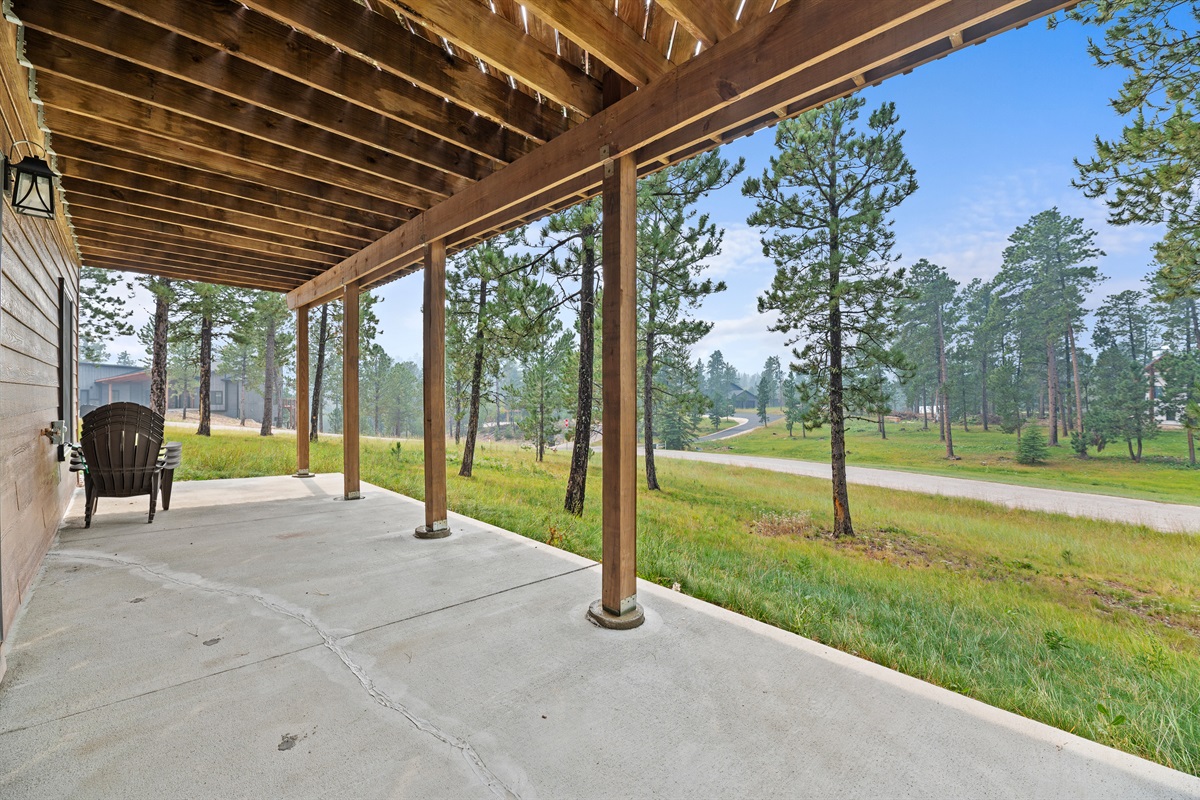 Basement walk out patio