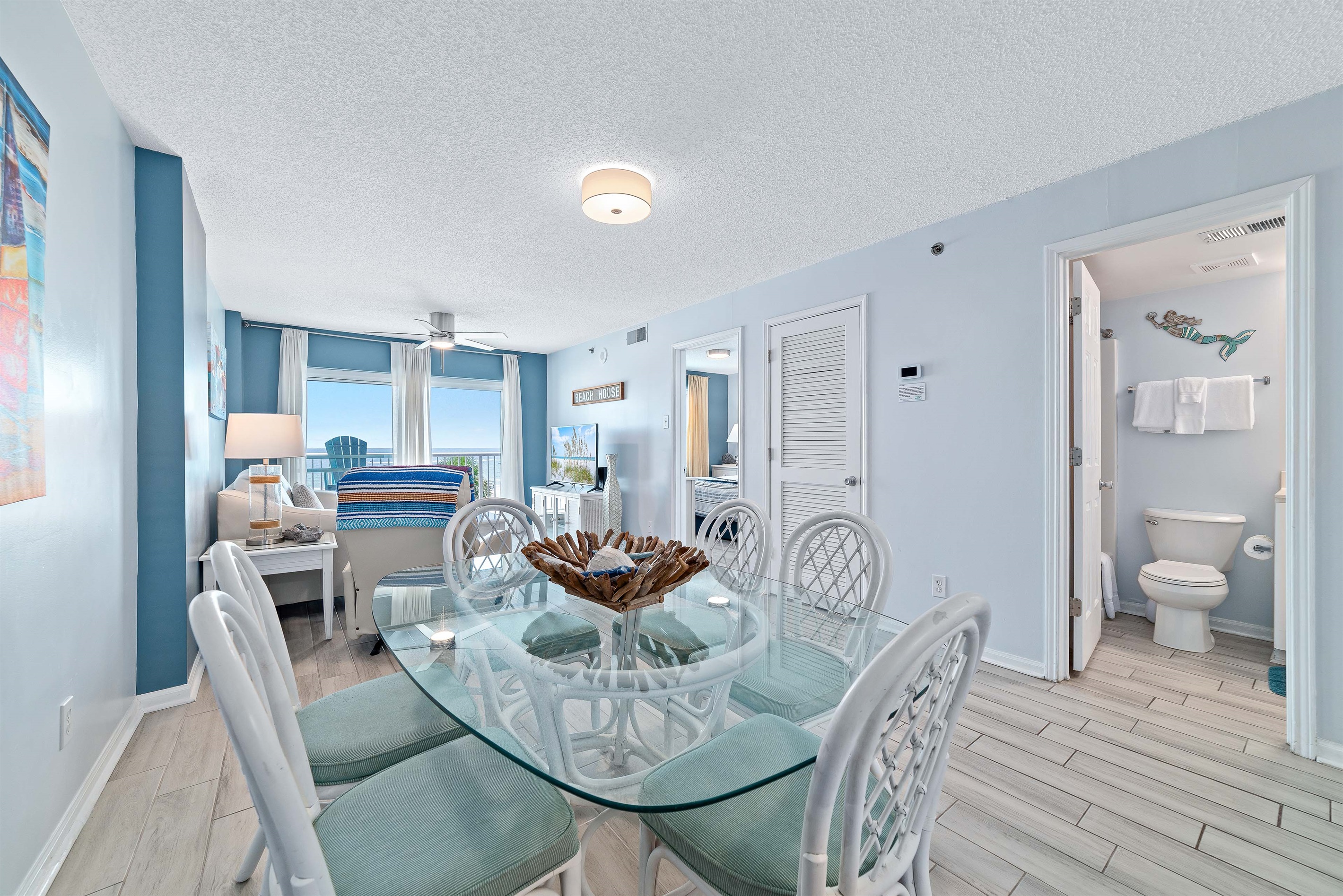 Gather and create memories in this beautifully appointed dining area.