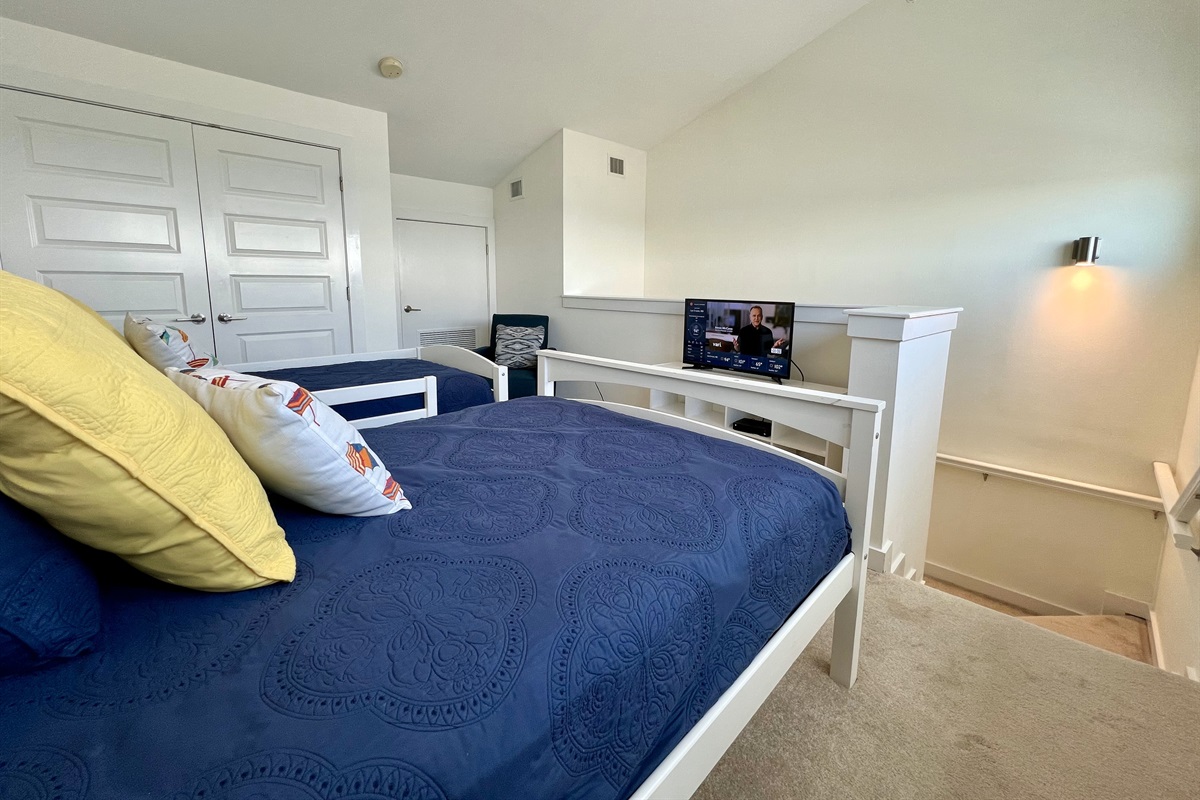 Third Bedroom/Loft - 1 Full Bed and 1 Twin Bed