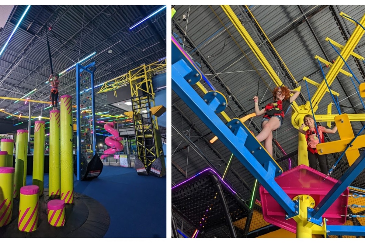 Urban Air Adventure park is very very close