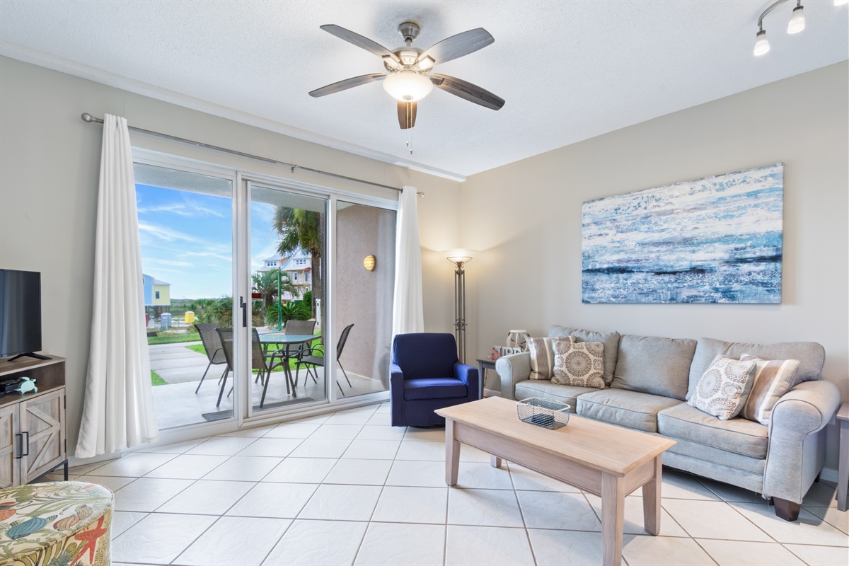 Living Room and Patio
