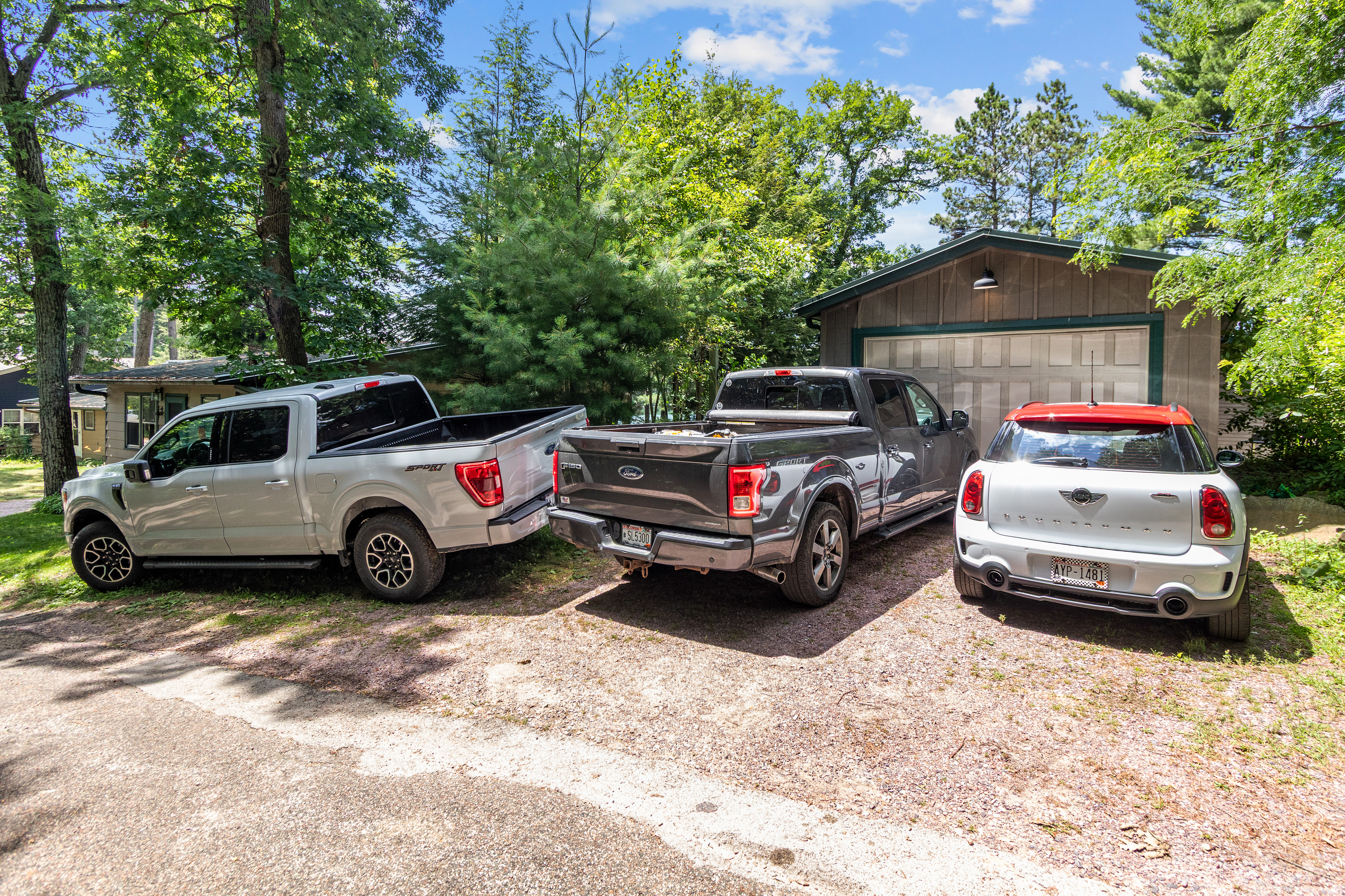 Park with ease! The property accommodates up to three vehicles for your convenience.
