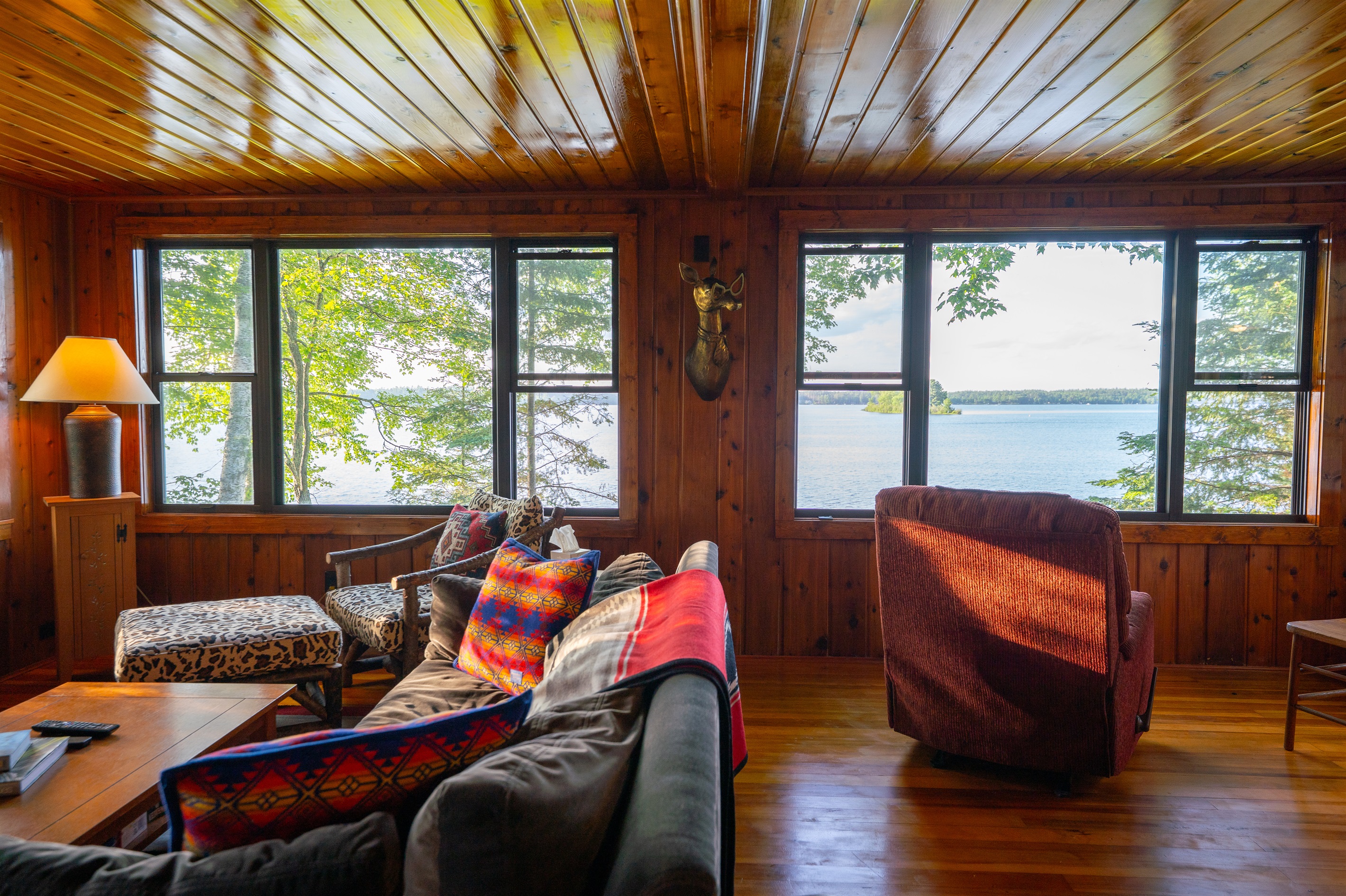 Wake up on top of the water- panoramic views of the Lake (trust me it's even better in person)