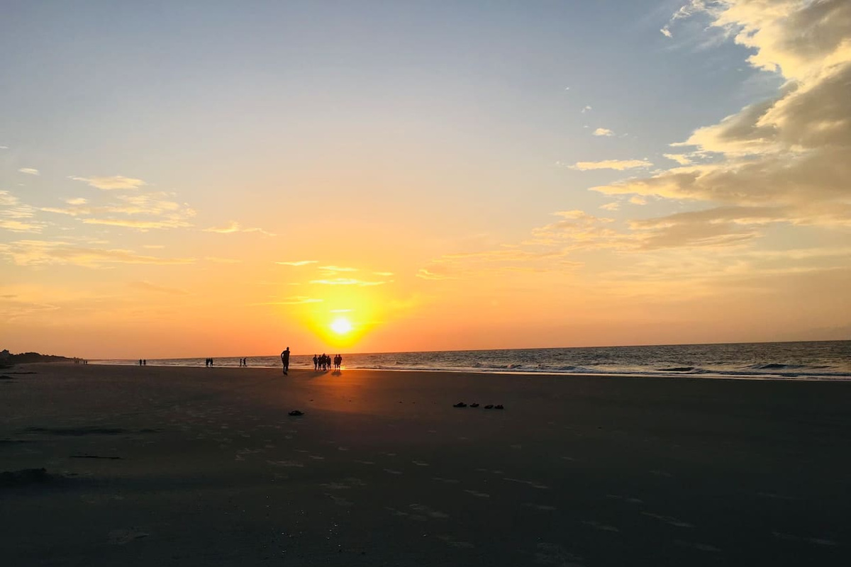 Sunrise on the beach