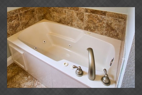 BATHROOM #1 Tub and shower combo