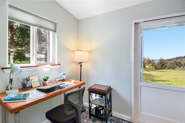 Dedicated Workspace in Living Room