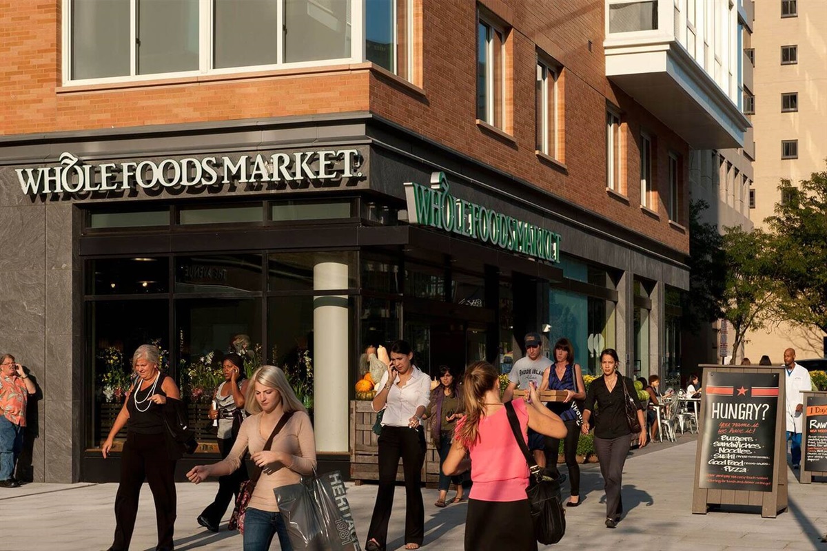 Whole Foods Market, just 3 blocks away.