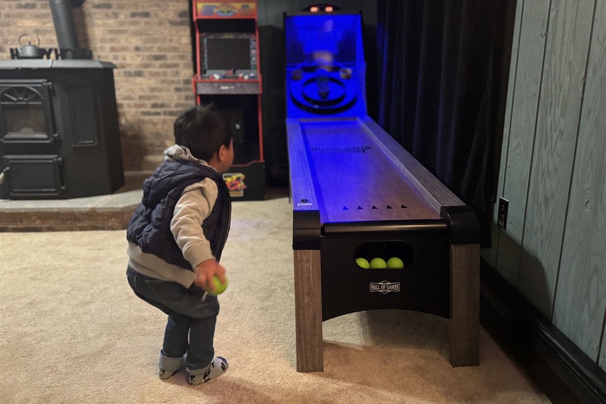 “Skee-ball fun and classic games — playtime for kids and grownups alike.”