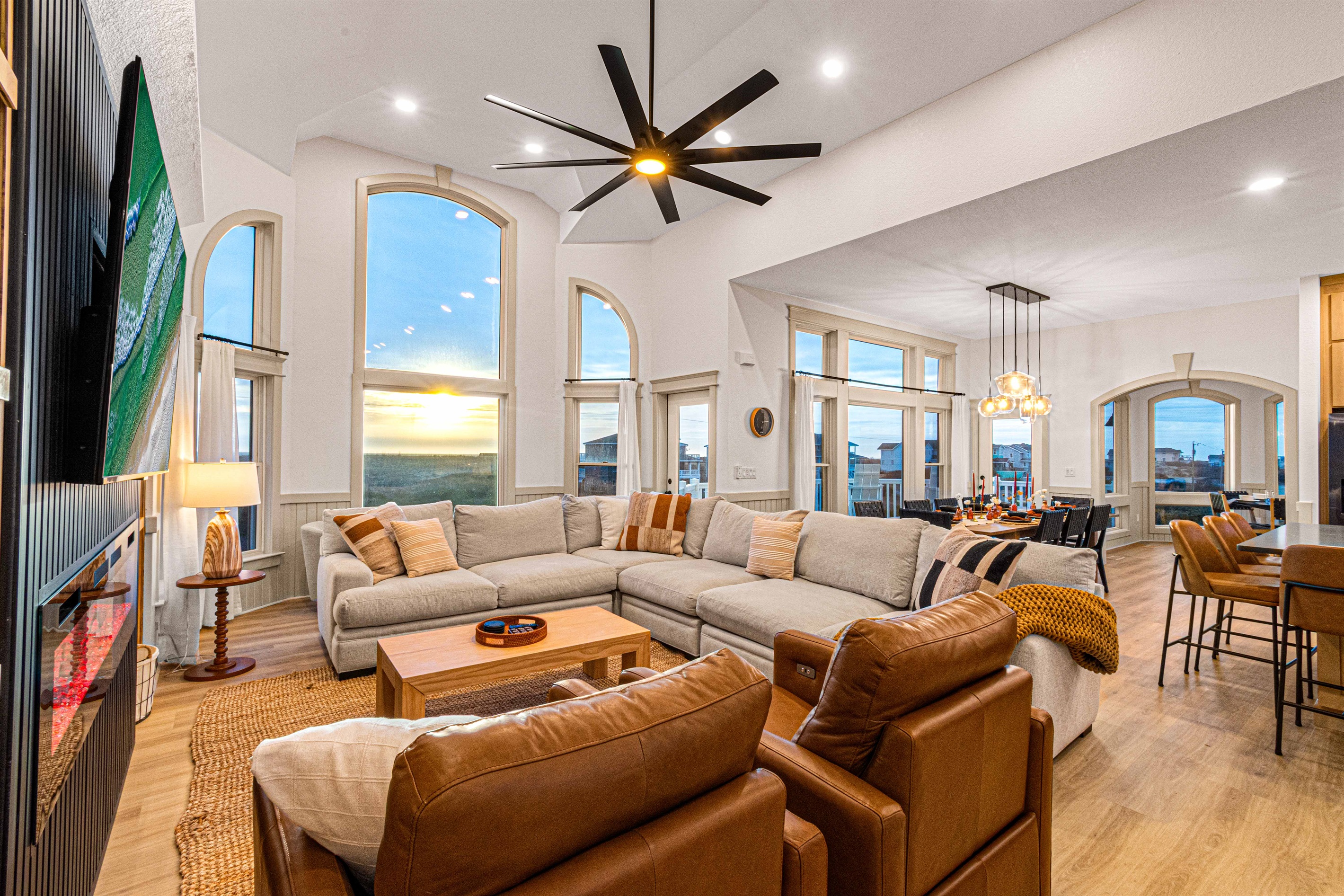 Lots of natural light on the third floor