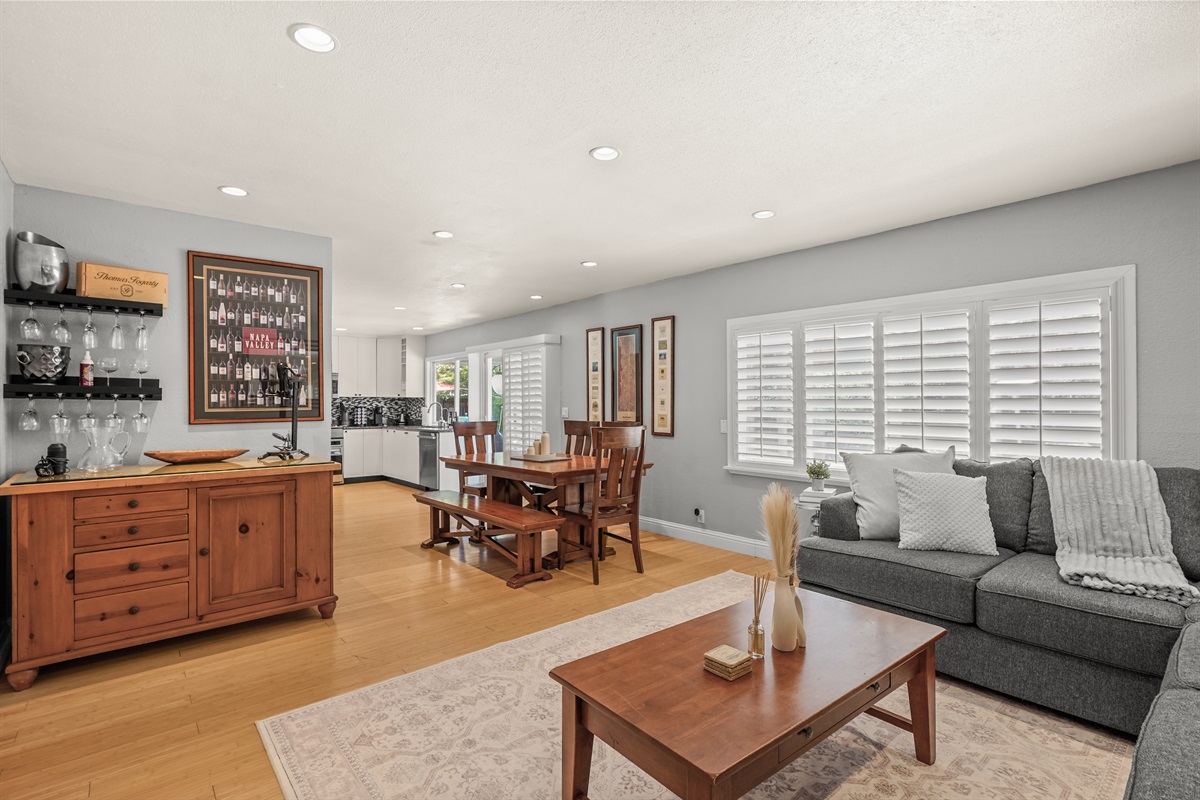 Additional sitting area near the front entrance offering a quiet and comfortable space to relax, read, or gather with friends and family.