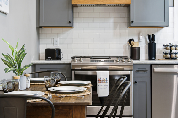 Prepare and enjoy your favorite meals in a bright, modern space with everything close at hand.