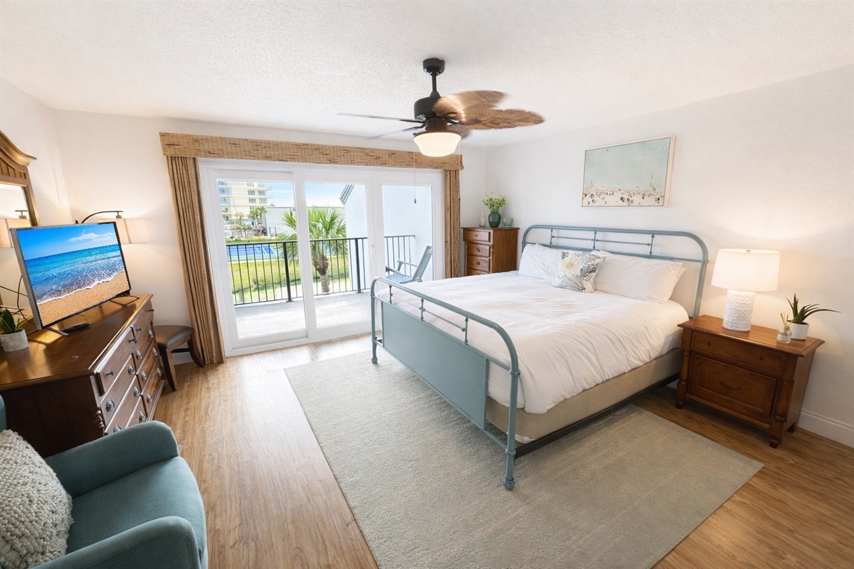 Master Bedroom with private balcony