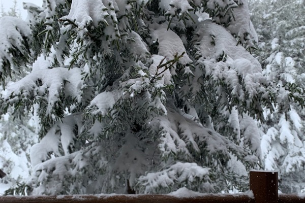 Yes, it'll be cold outside when you're here, but that makes the hot tub even more inviting!