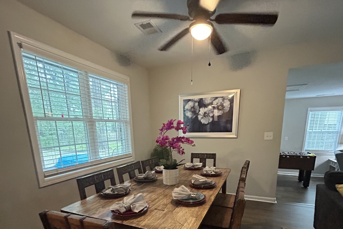 Large 8 person dining table