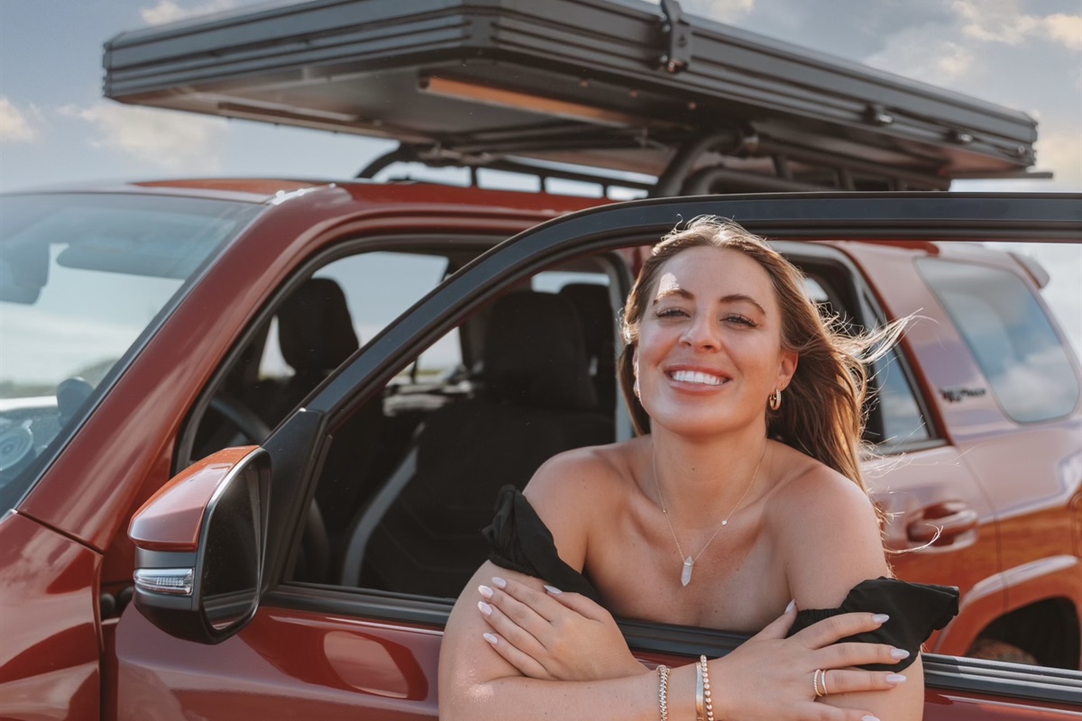 2024 Toyota 4Runner TRD Pro rooftop camper rental on Kauai
