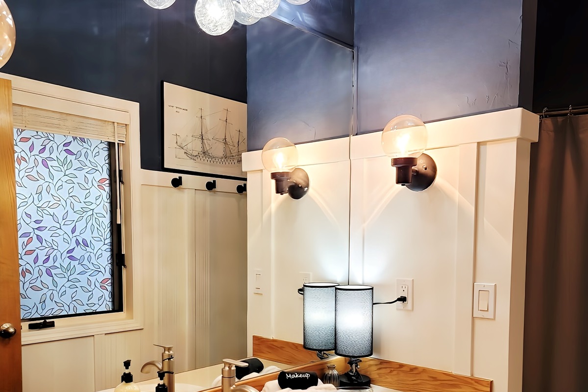 Hallway bathroom
