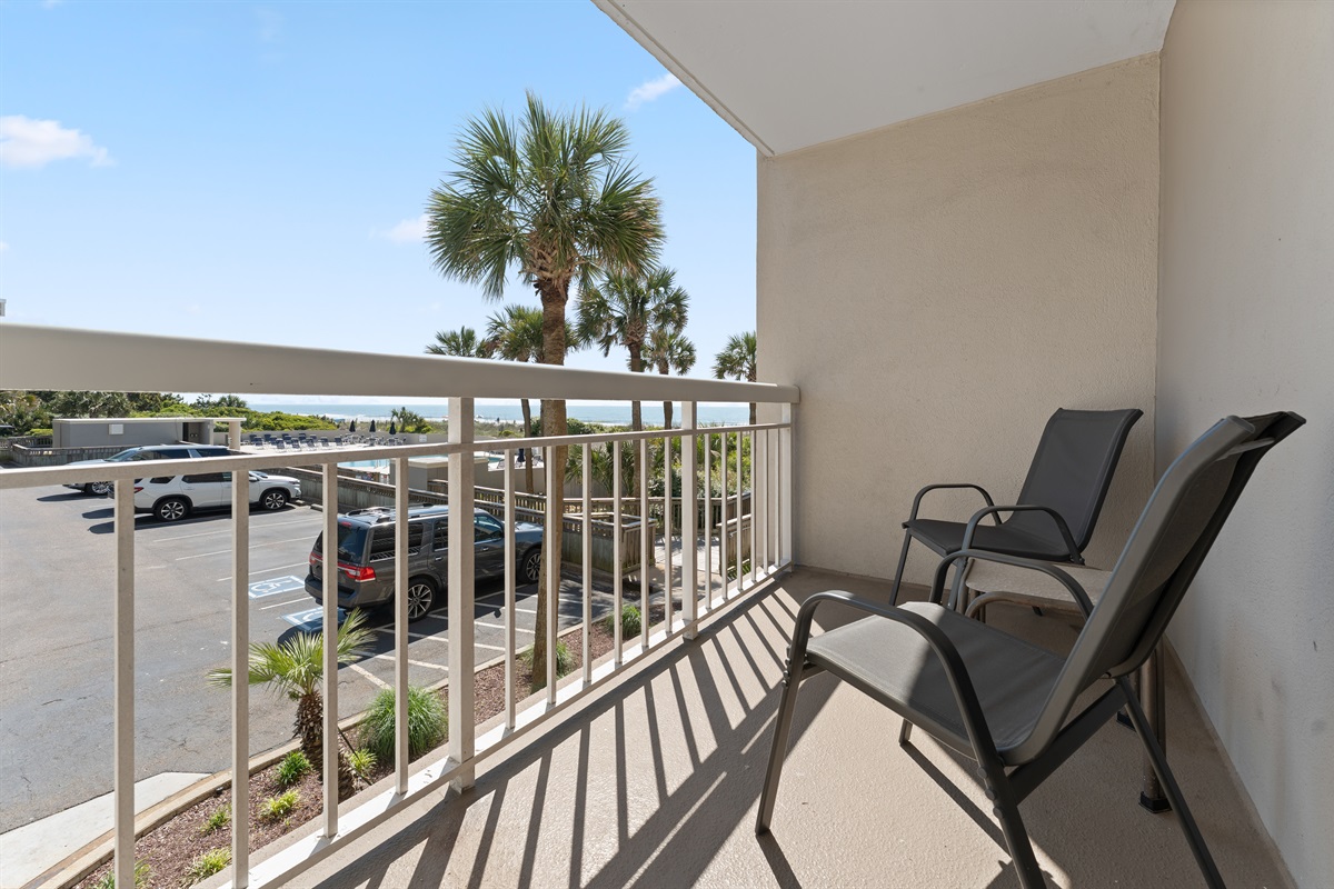 Sit back enjoy the sea breeze of the balcony