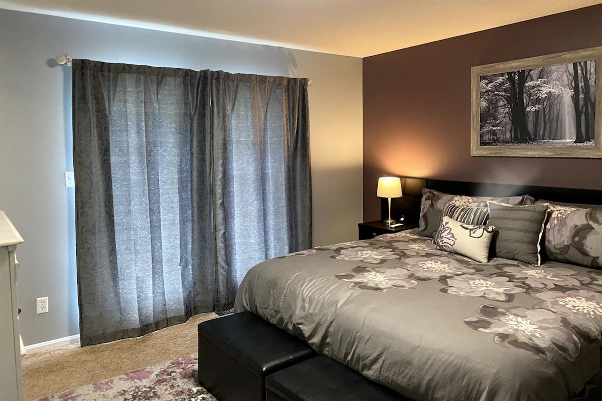 Glorious mornings start here—split king bed and a deck made for coffee and calm ☕️ #WakeUpWanderOut