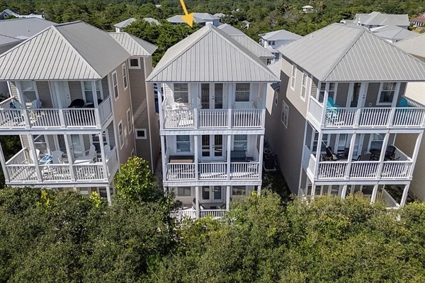 Beach of Mind is...inhaling the gulf breezes from one of the three balconies 