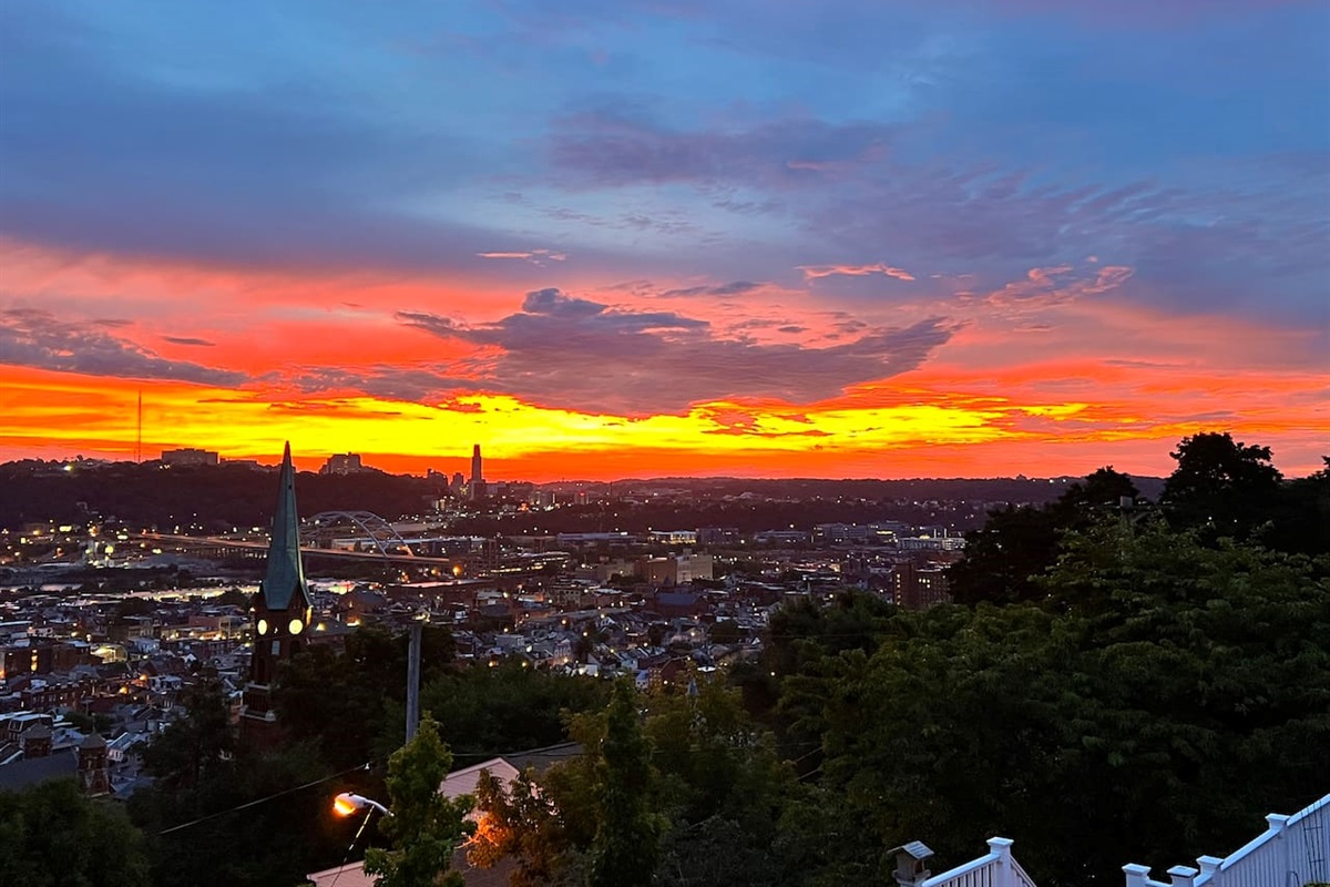 Not only do we have breathtaking sunset views, but we have stunning sun rise views, too. Best of both worlds here!! No filter!