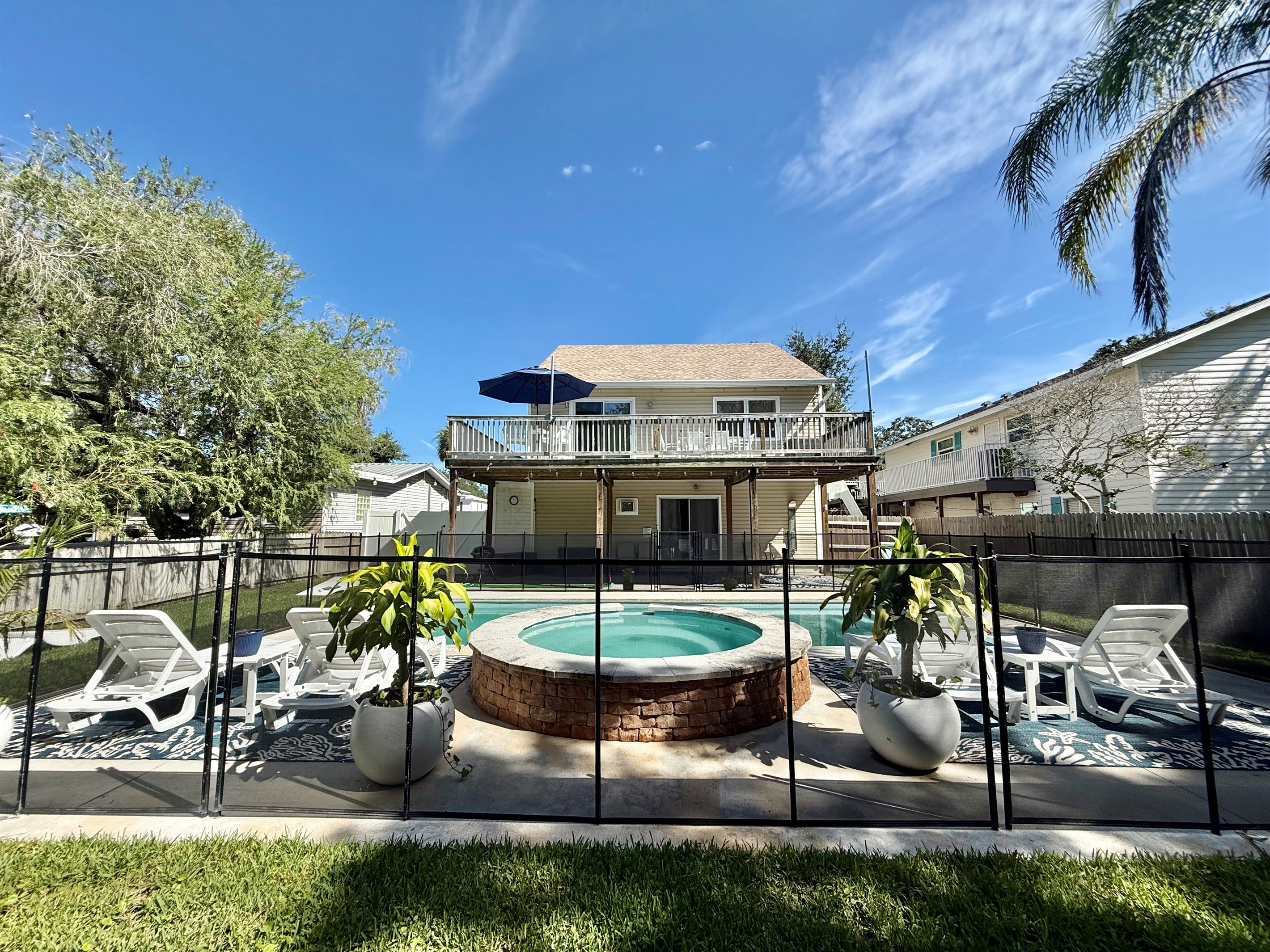 Safe, fenced-in space so the whole family can enjoy the outdoors worry-free.