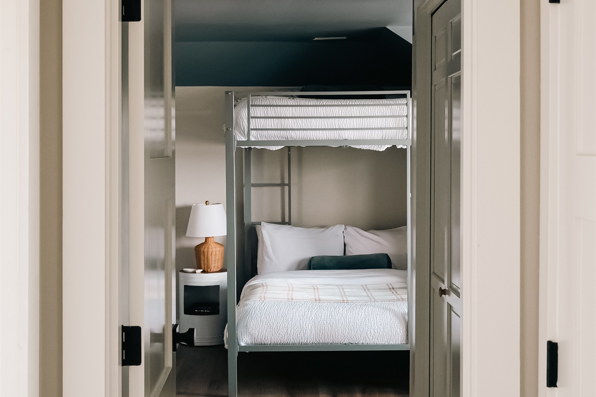 Double sized bunk beds!