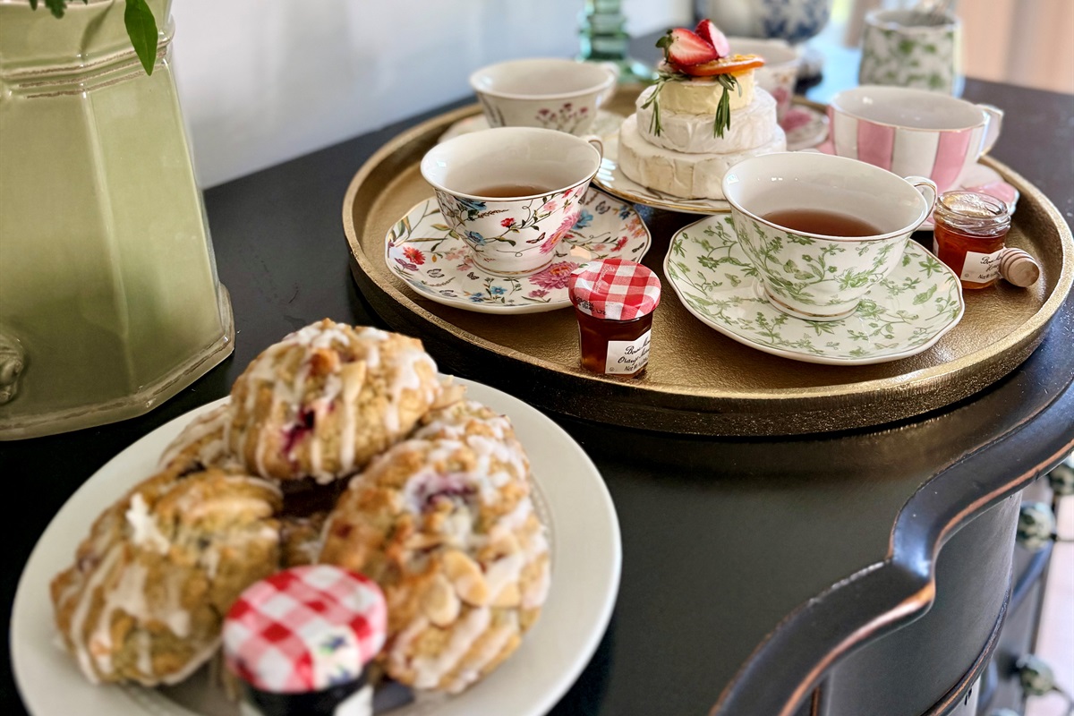 Vintage Inspired Tea Set for 8