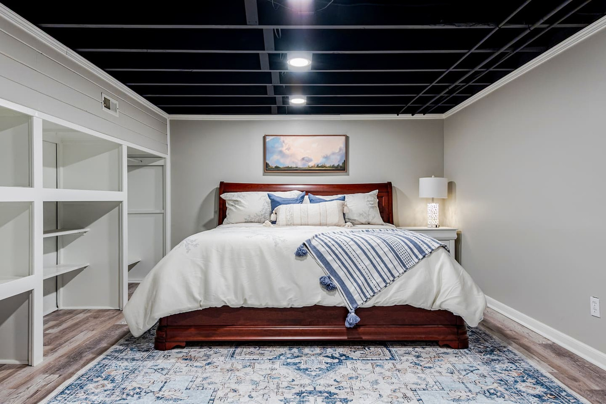 Basement level Master Bedroom