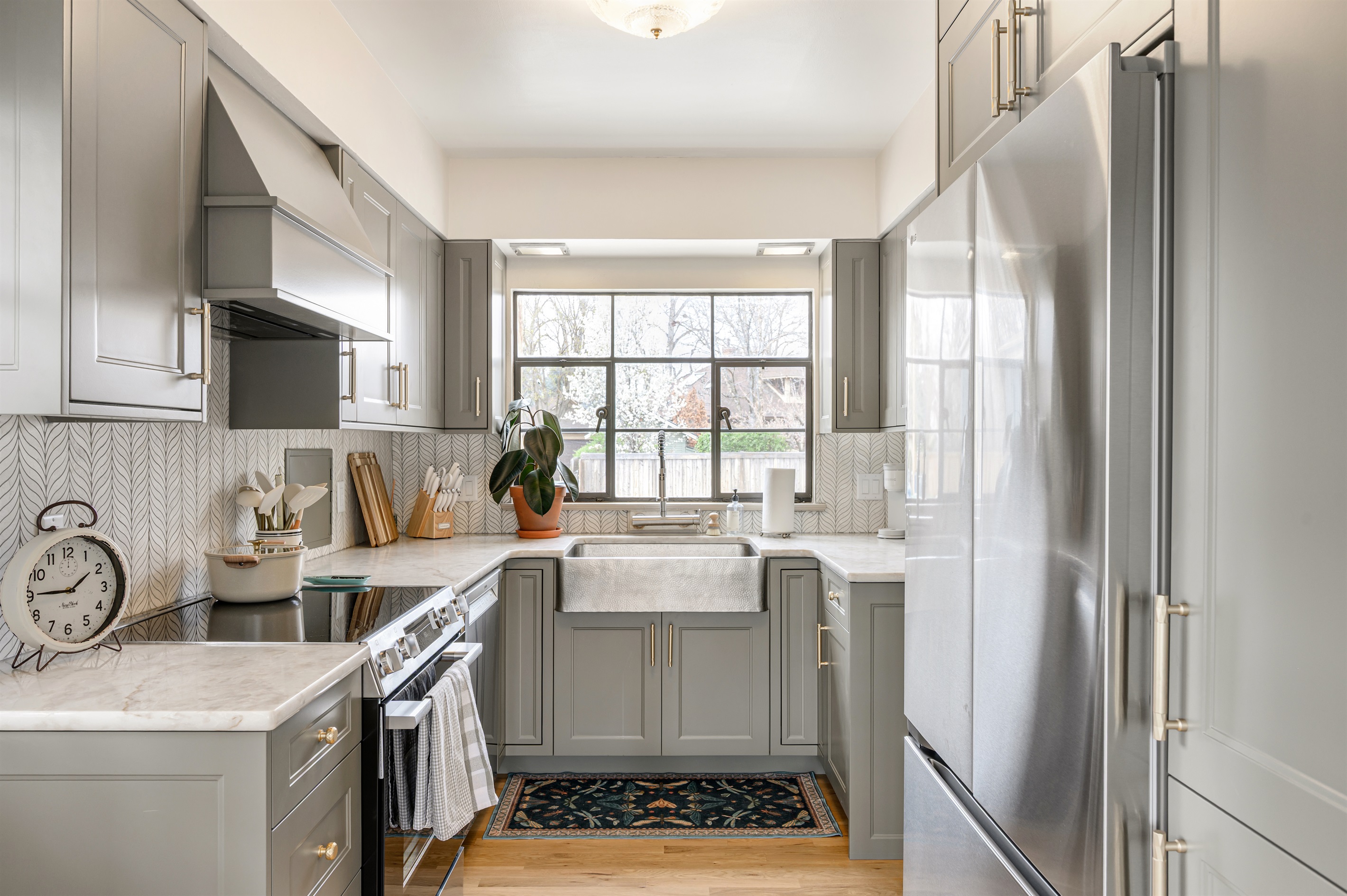 Newly renovated kitchen with new appliances
