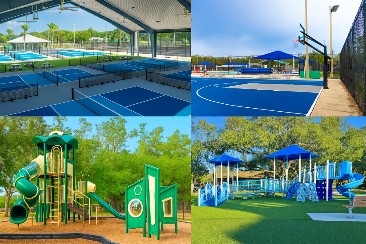 Massive park across the street.