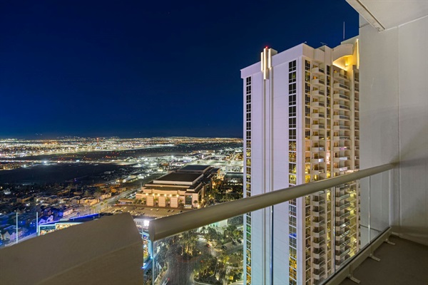 Balcony night view south