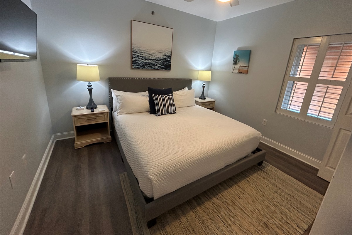 King Bedroom, Oceanview, 101, Isle of Palms, SC | IOP Escapes