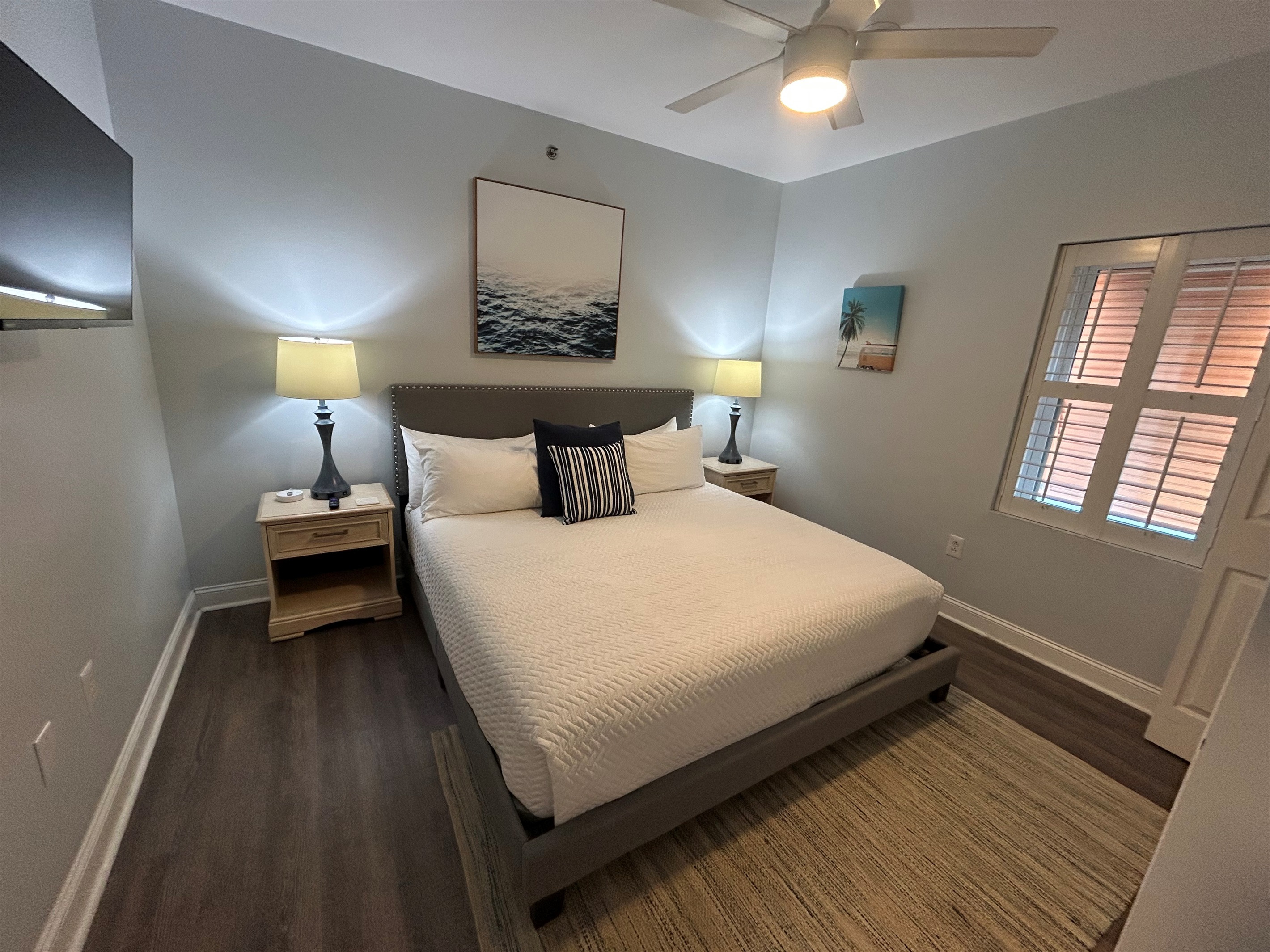 King Bedroom, Oceanview, 101, Isle of Palms, SC | IOP Escapes