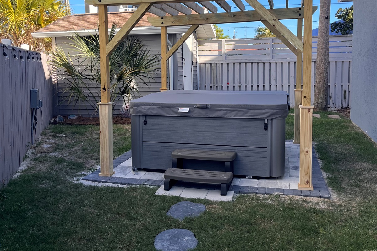 Hot Tub and Pergola