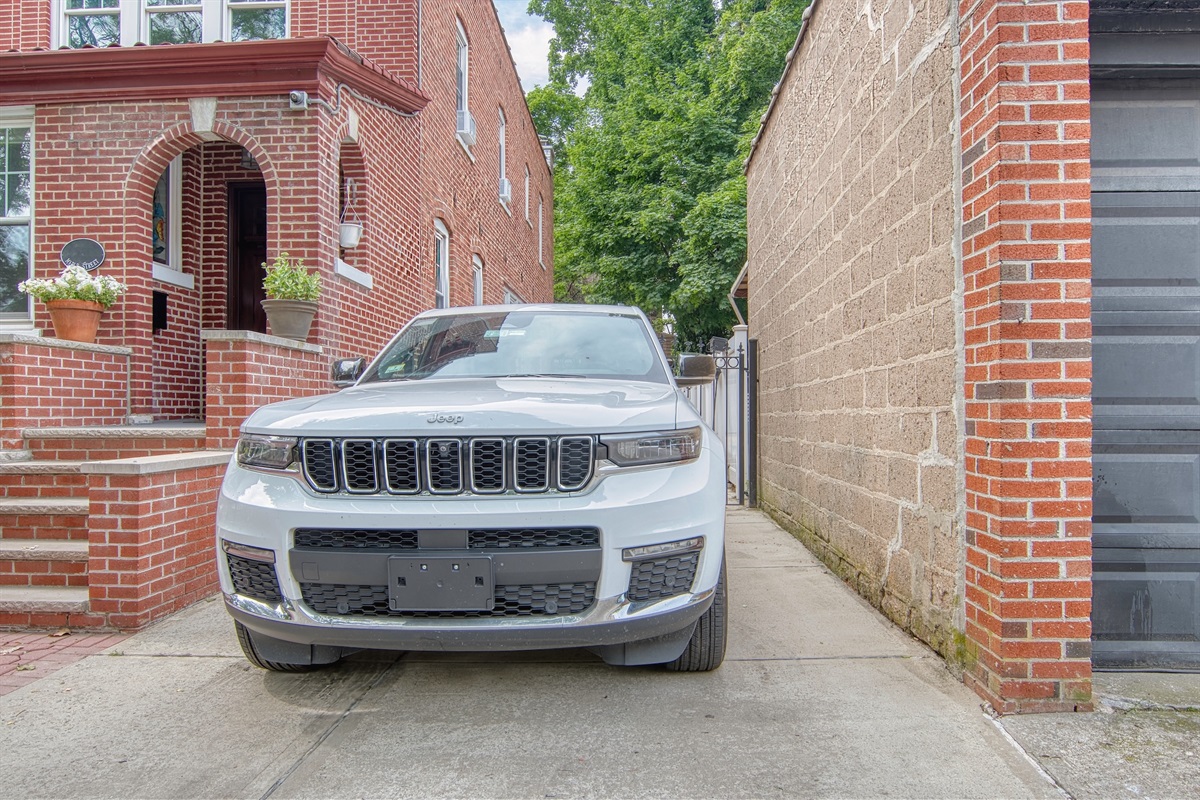 Parking for one car in driveway. -- "We had a very comfortable stay here! The location was great, the house was super clean and comfortable, and the driveway parking was an unbelievable bonus." Lisa G. 8/2025