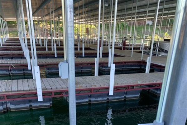 Boat docks come with electric!