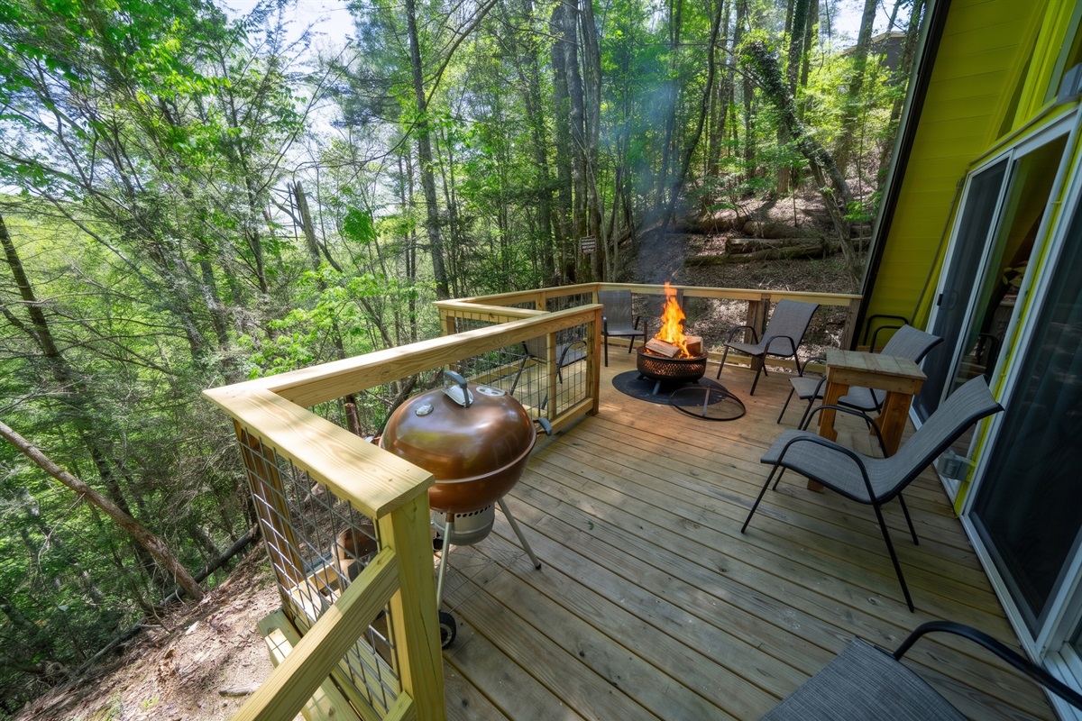 Fire up the charcoal grill and enjoy an easy evening cooking outdoors.