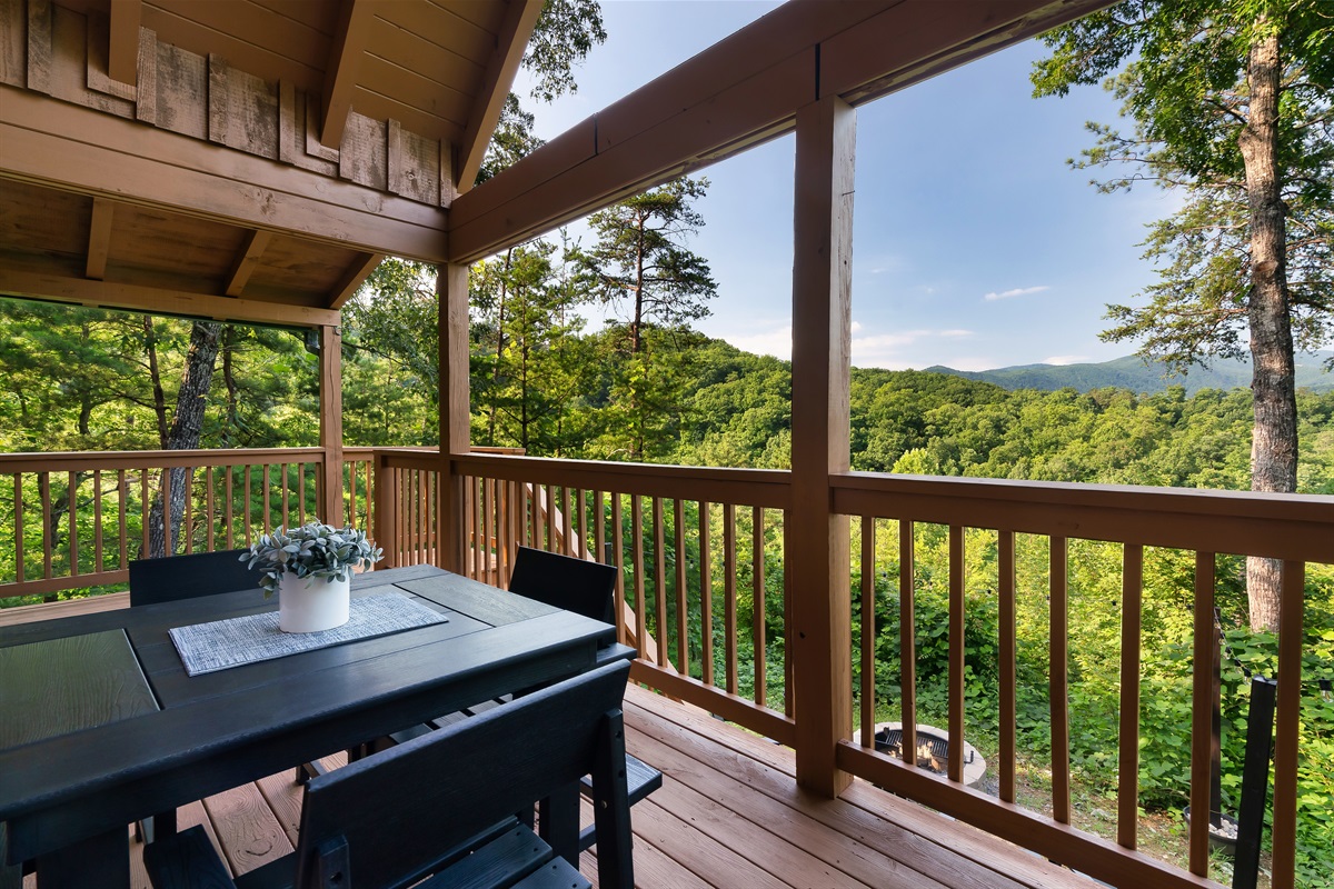 Enjoy dinner with a view.